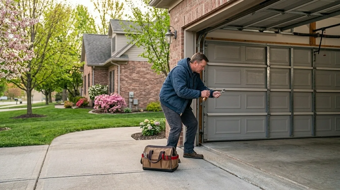 Garage door service in Rochester, MN