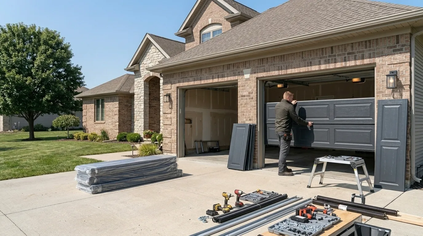 Garage door service in Rochester, MN