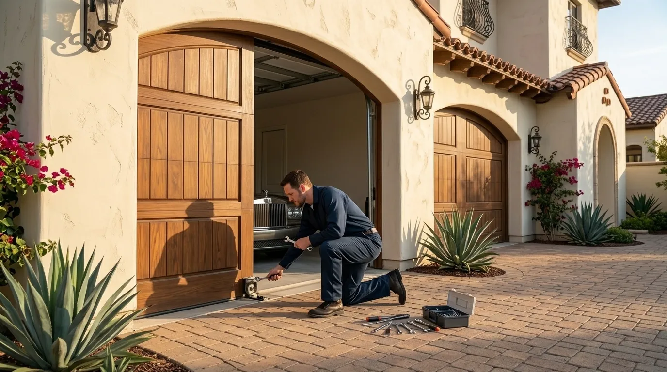 Garage door service in Rochester, MN